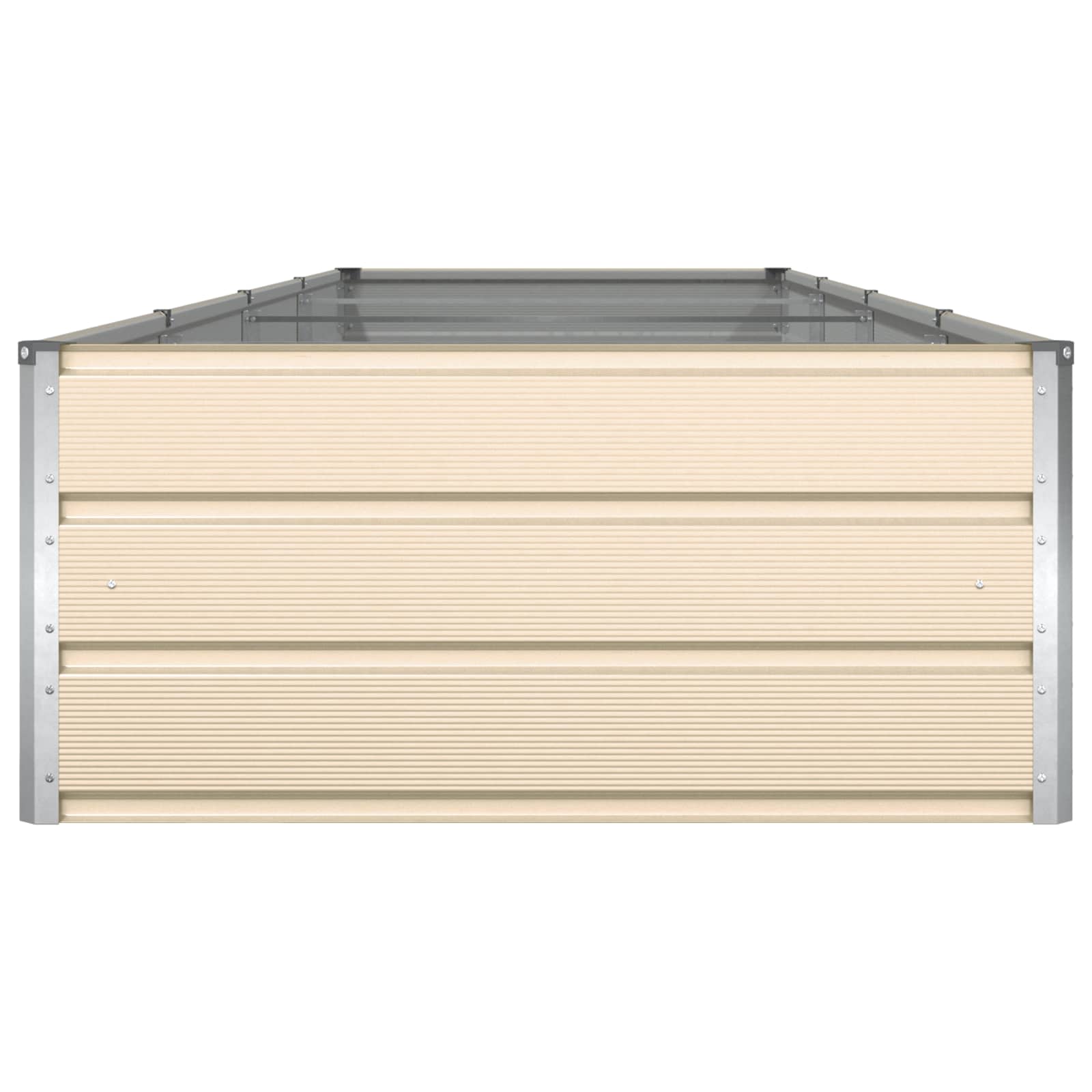 Plantenbak Ivoor 195 x 100 x 45 cm Gegalvaniseerd staal