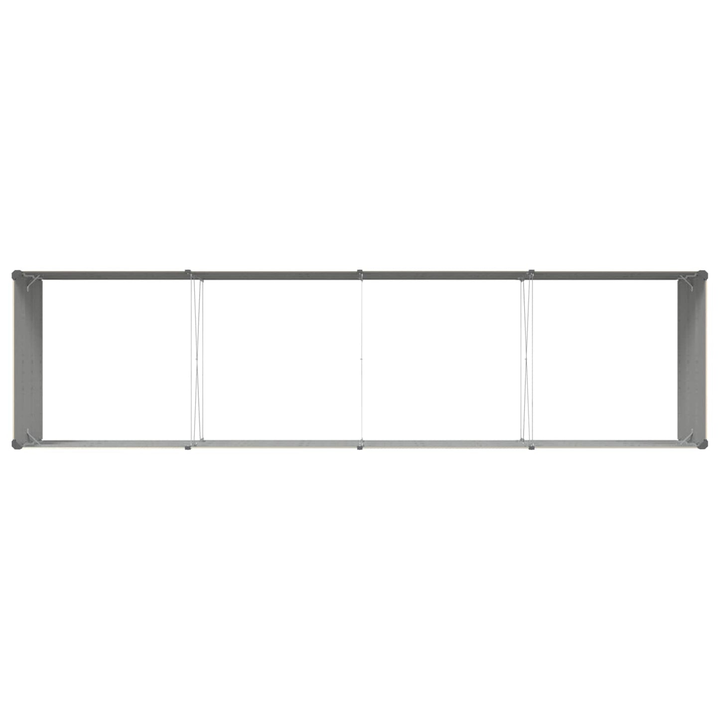 Plantenbak Ivoor 195 x 100 x 45 cm Gegalvaniseerd staal