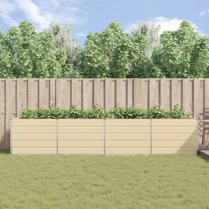 Plantenbak Ivoor 195 x 100 x 45 cm Gegalvaniseerd staal
