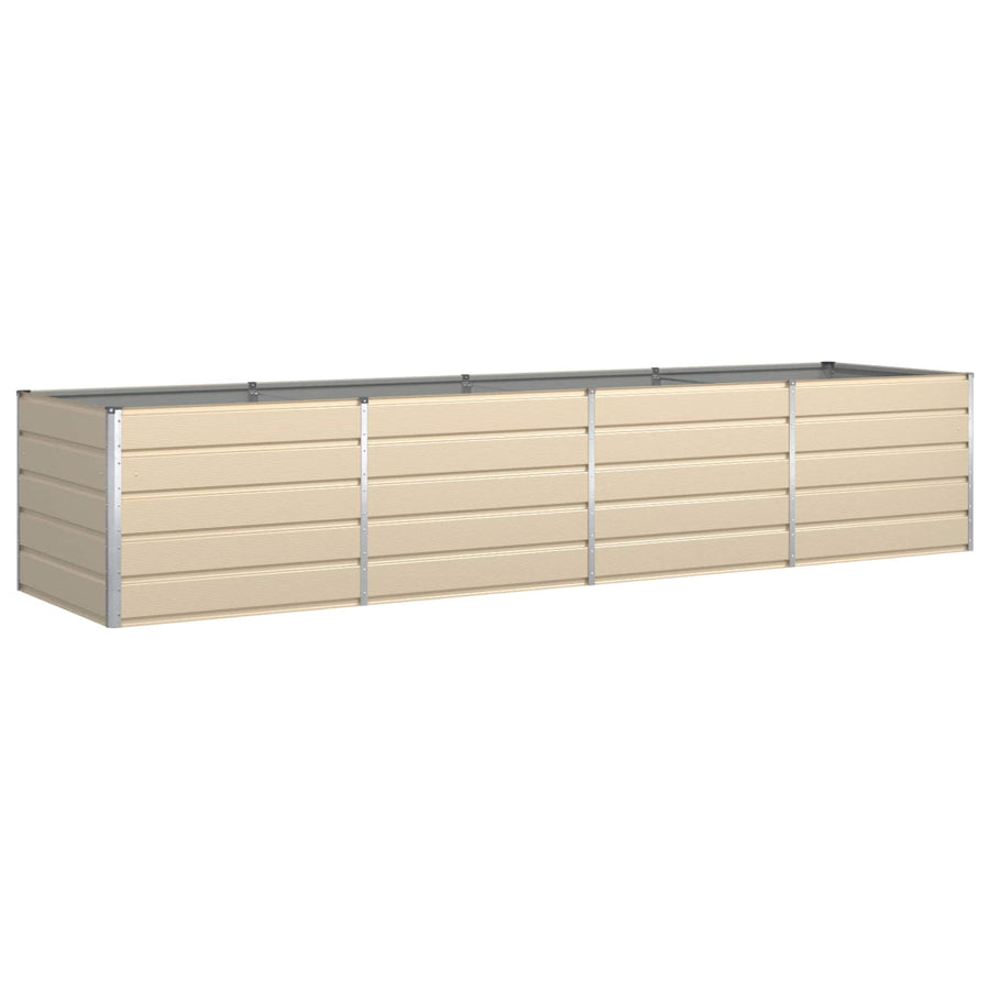 Plantenbak Ivoor 195 x 100 x 45 cm Gegalvaniseerd staal