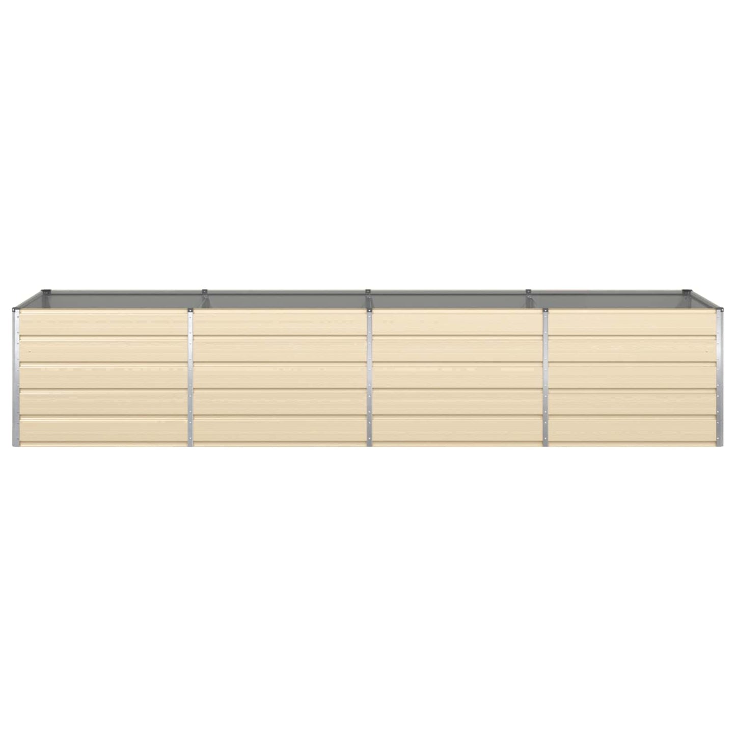 Plantenbak Ivoor 195 x 100 x 45 cm Gegalvaniseerd staal