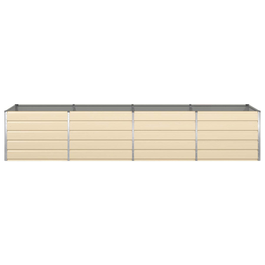 Plantenbak Ivoor 195 x 100 x 45 cm Gegalvaniseerd staal