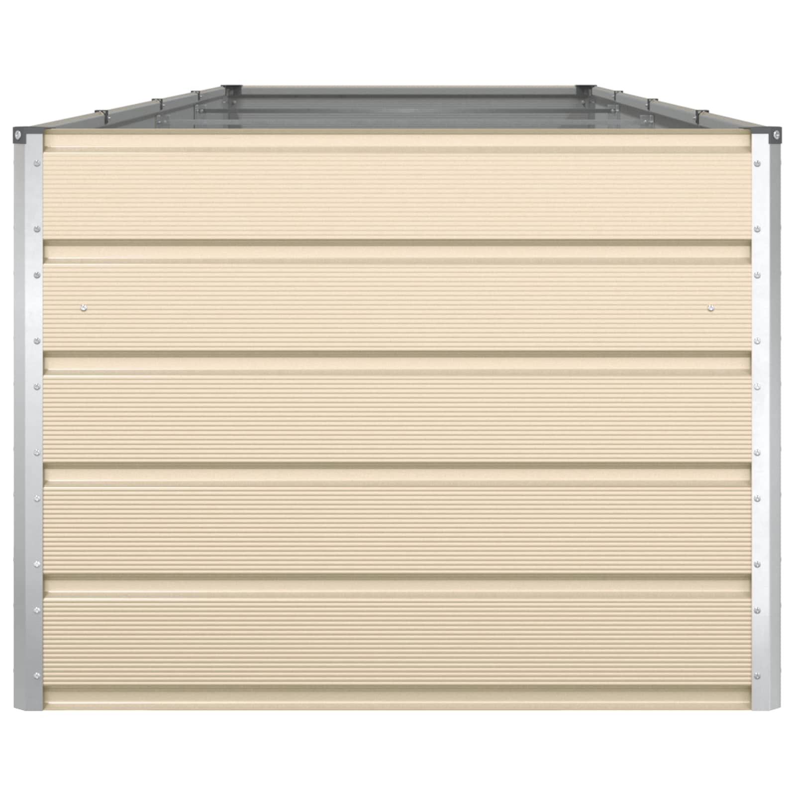 Plantenbak Ivoor 195 x 100 x 45 cm Gegalvaniseerd staal