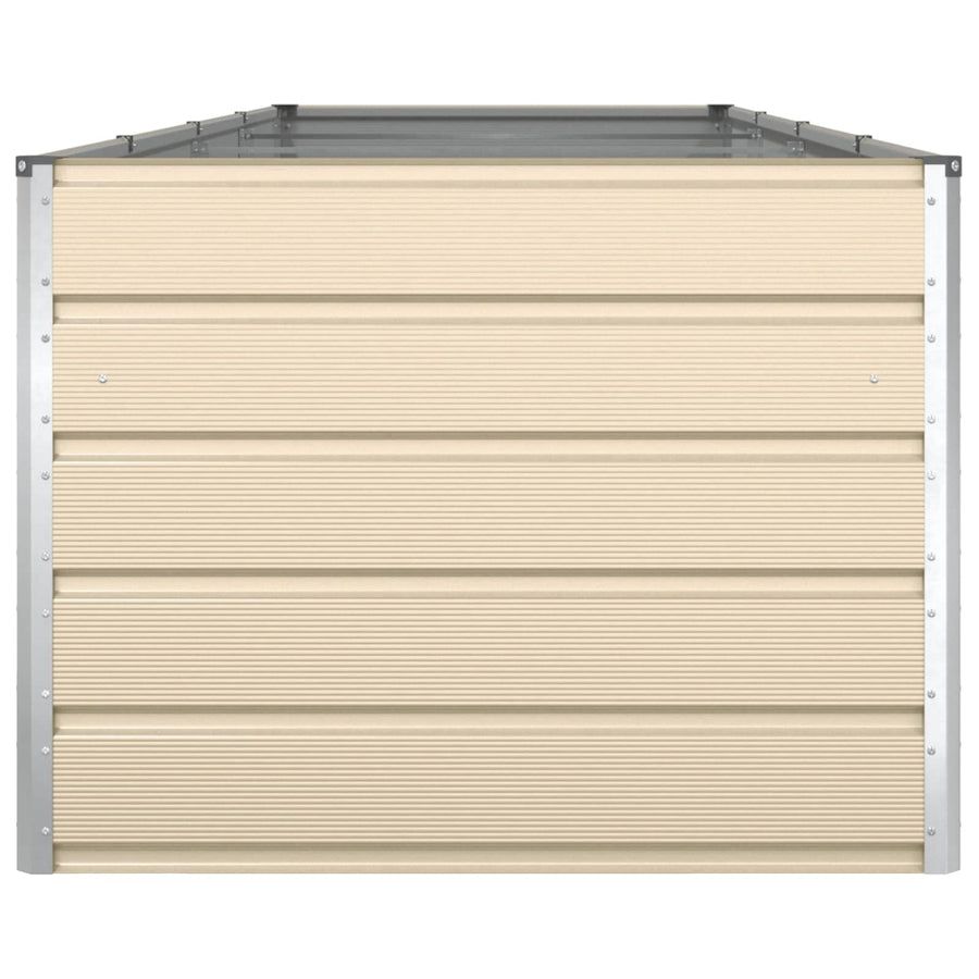 Plantenbak Ivoor 195 x 100 x 45 cm Gegalvaniseerd staal