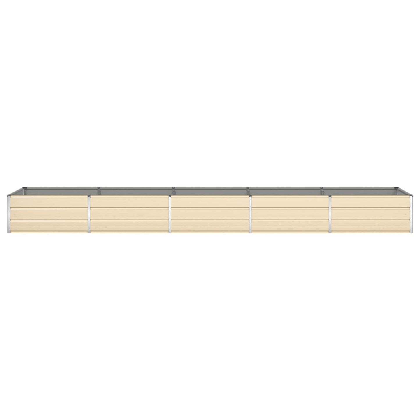 Plantenbak Ivoor 195 x 100 x 45 cm Gegalvaniseerd staal