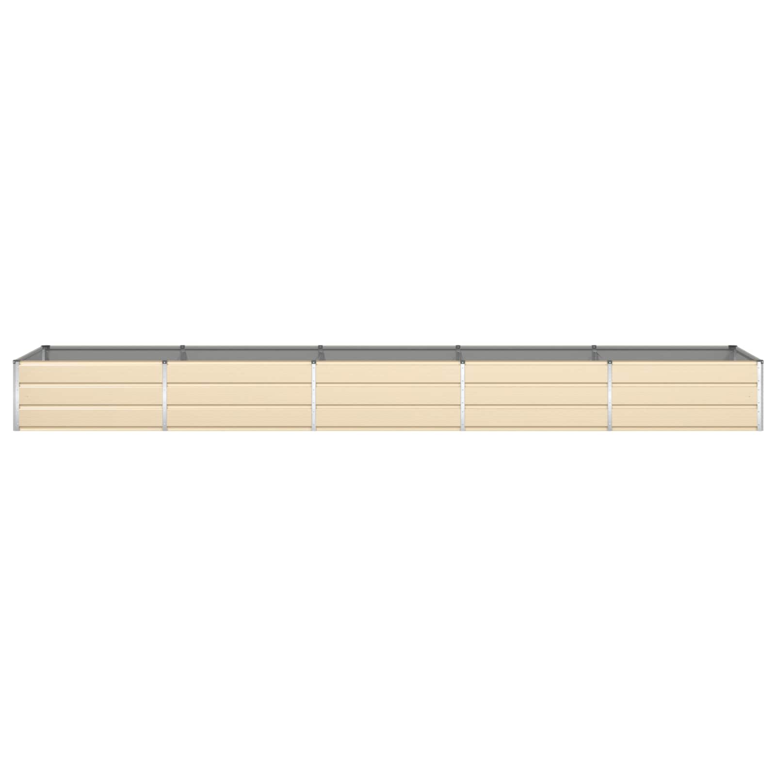 Plantenbak Ivoor 195 x 100 x 45 cm Gegalvaniseerd staal