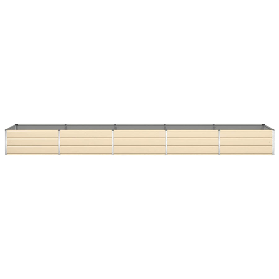 Plantenbak Ivoor 195 x 100 x 45 cm Gegalvaniseerd staal