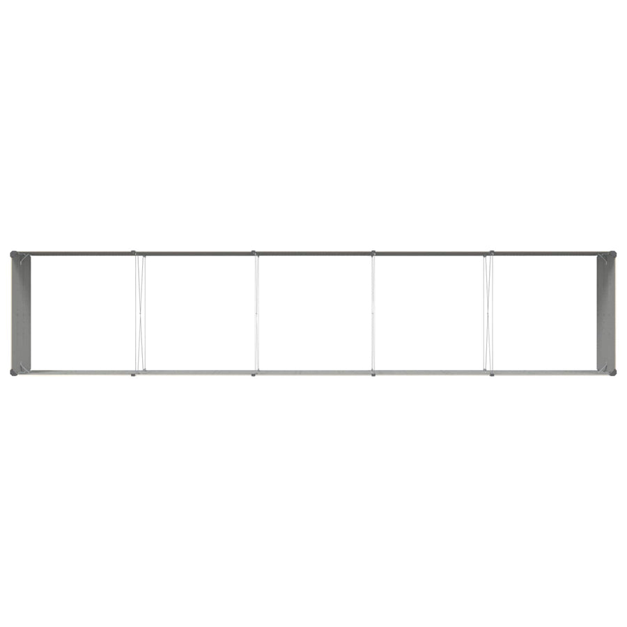 Plantenbak Ivoor 195 x 100 x 45 cm Gegalvaniseerd staal
