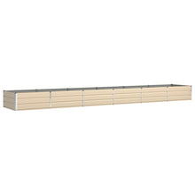 Plantenbak Ivoor 195 x 100 x 45 cm Gegalvaniseerd staal