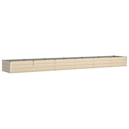 Plantenbak Ivoor 195 x 100 x 45 cm Gegalvaniseerd staal