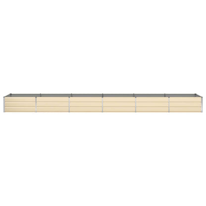 Plantenbak Ivoor 195 x 100 x 45 cm Gegalvaniseerd staal