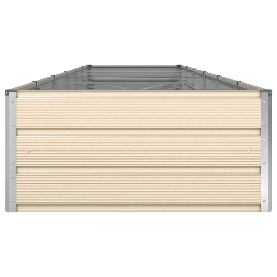 Plantenbak Ivoor 195 x 100 x 45 cm Gegalvaniseerd staal