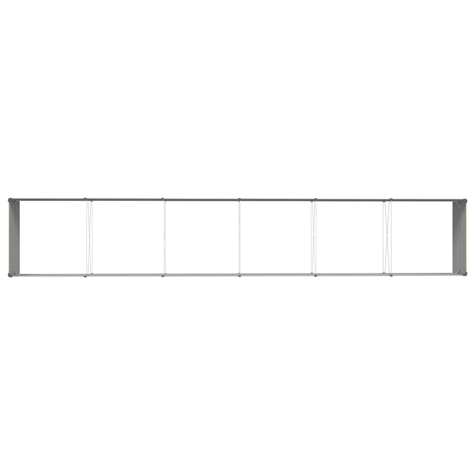 Plantenbak Ivoor 195 x 100 x 45 cm Gegalvaniseerd staal