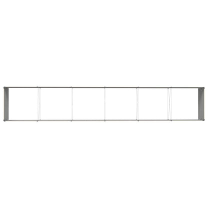 Plantenbak Ivoor 195 x 100 x 45 cm Gegalvaniseerd staal