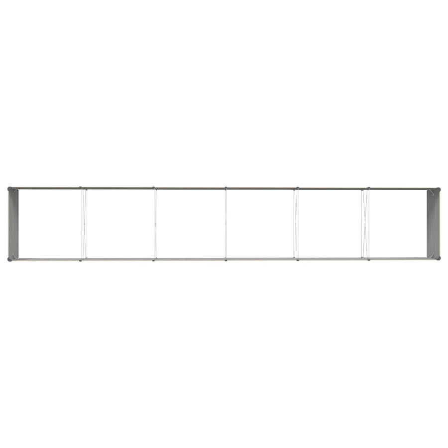 Plantenbak Ivoor 195 x 100 x 45 cm Gegalvaniseerd staal