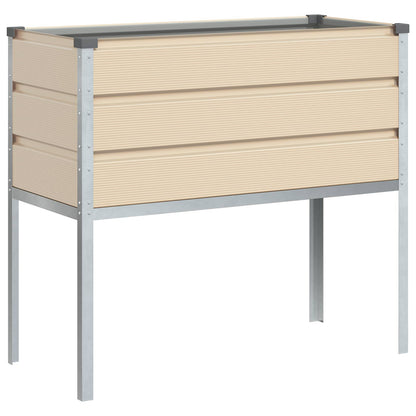 Plantenbak Ivoor 100 x 45 x 90 cm Gegalvaniseerd staal