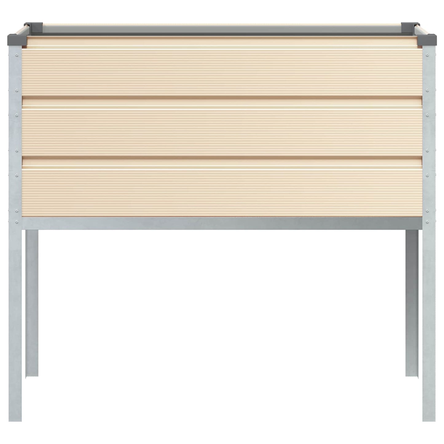 Plantenbak Ivoor 100 x 45 x 90 cm Gegalvaniseerd staal