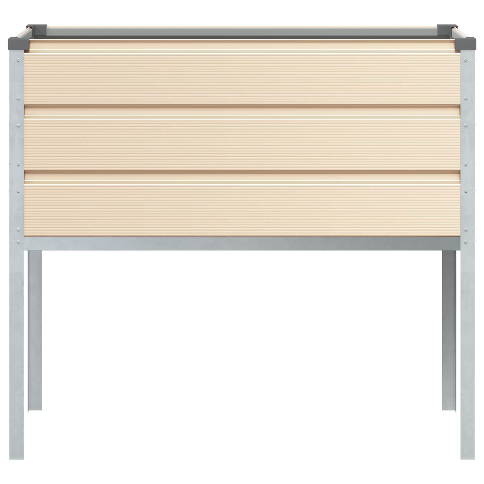Plantenbak Ivoor 100 x 45 x 90 cm Gegalvaniseerd staal