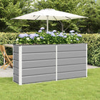 Plantenbak 160x40x75 cm staal lichtgrijs