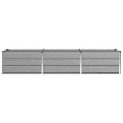 Plantenbak Lichtgrijs 240 x 80 x 45 cm Staal