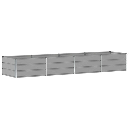 Plantenbak Lichtgrijs 320 x 80 x 45 cm Staal