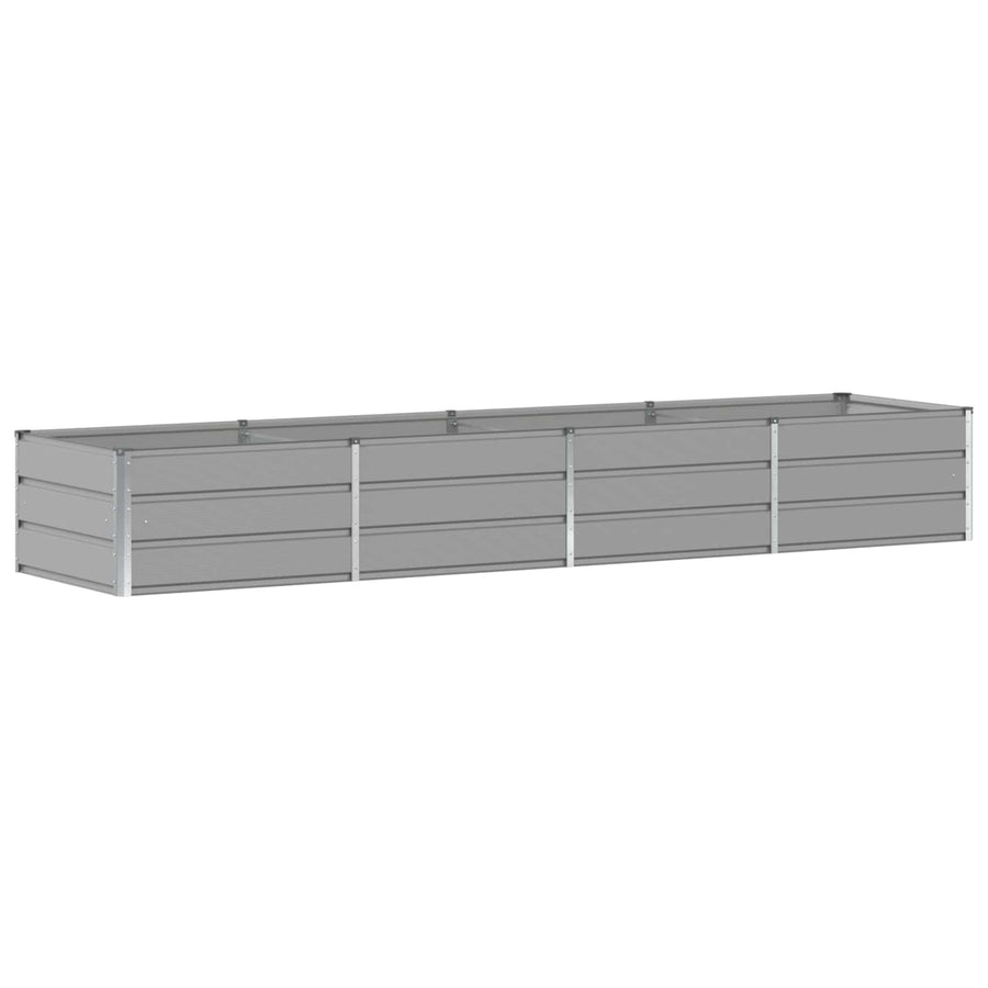 Plantenbak Lichtgrijs 320 x 80 x 45 cm Staal