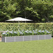 Plantenbak staal lichtgrijs 480x80x45 cm