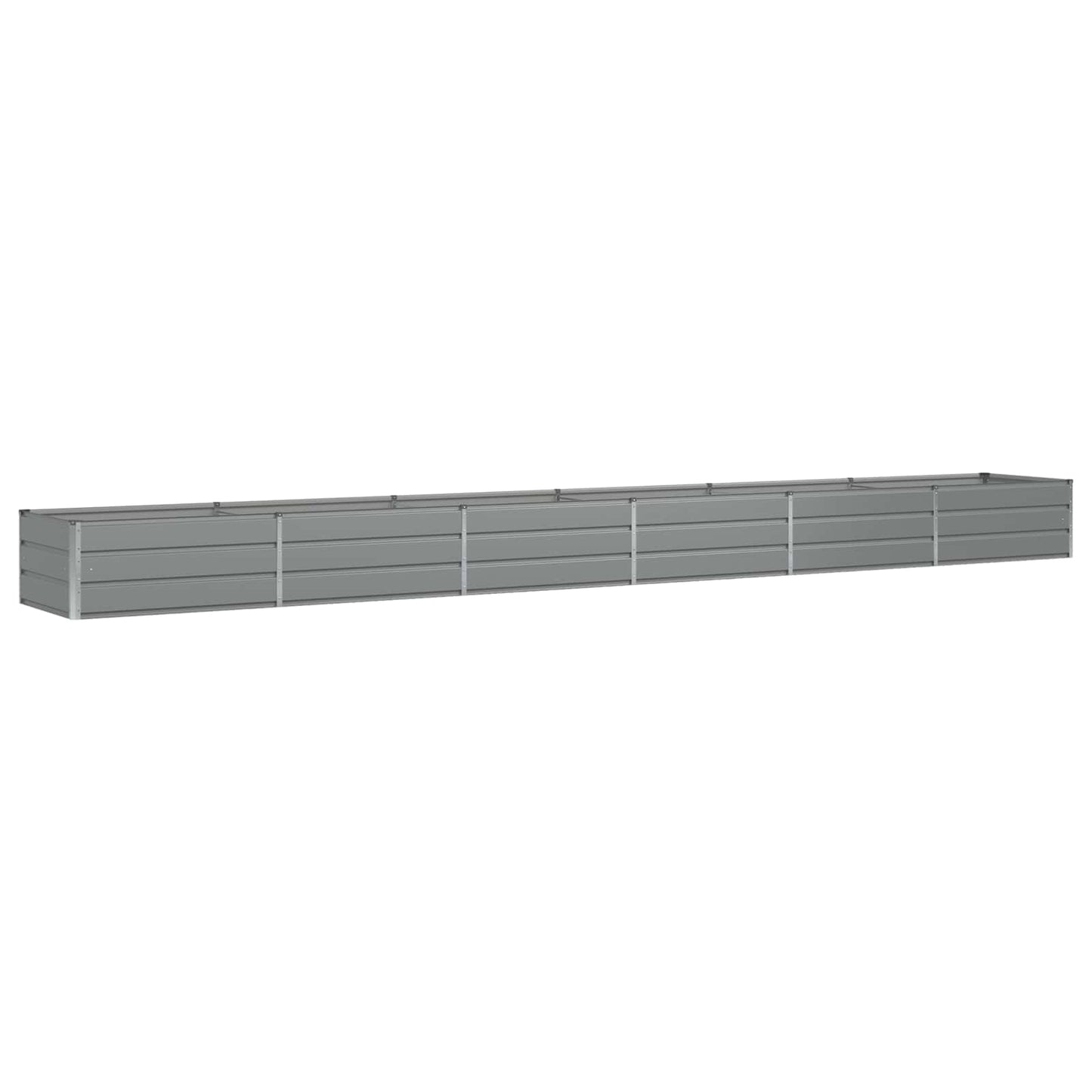Plantenbak Lichtgrijs 600 x 80 x 45 cm Staal