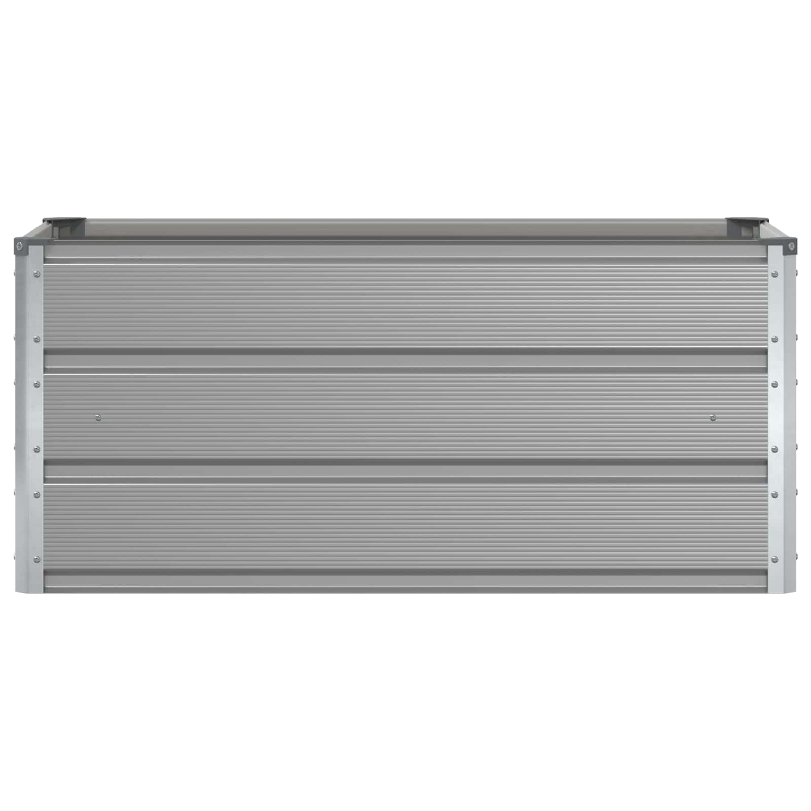 Plantenbak Lichtgrijs 100 x 50 x 45 cm Gegalvaniseerd staal