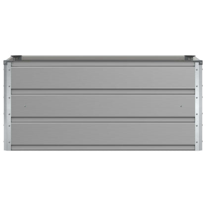 Plantenbak Lichtgrijs 100 x 50 x 45 cm Gegalvaniseerd staal