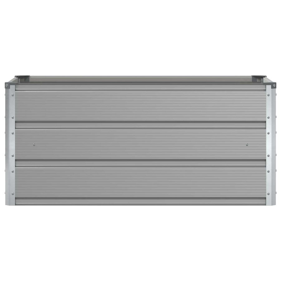 Plantenbak Lichtgrijs 100 x 50 x 45 cm Gegalvaniseerd staal