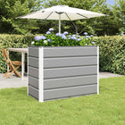 Planter Light Grey 480 x 50 x 45 cm Galvanized steel