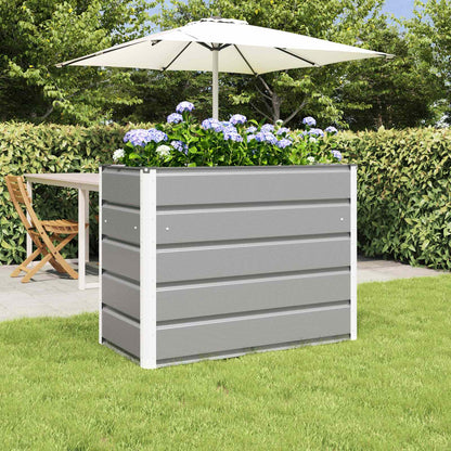 Plantenbak Lichtgrijs 480 x 50 x 45 cm Gegalvaniseerd staal