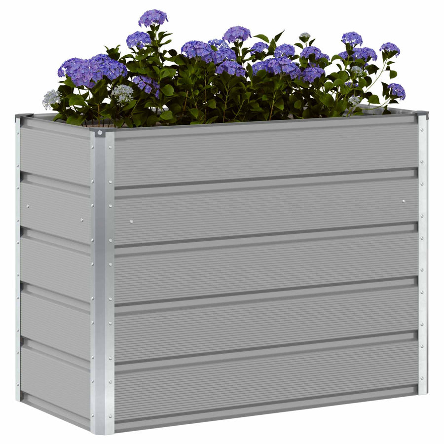 Plantenbak Lichtgrijs 480 x 50 x 45 cm Gegalvaniseerd staal