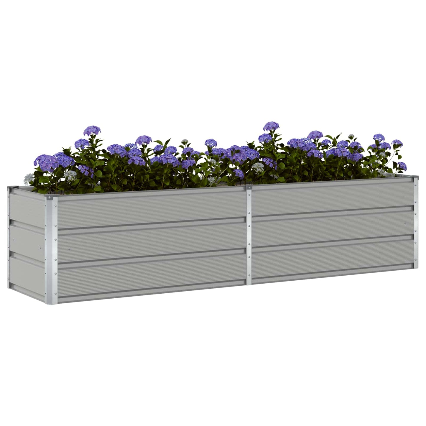 Plantenbak Lichtgrijs 480 x 50 x 45 cm Gegalvaniseerd staal