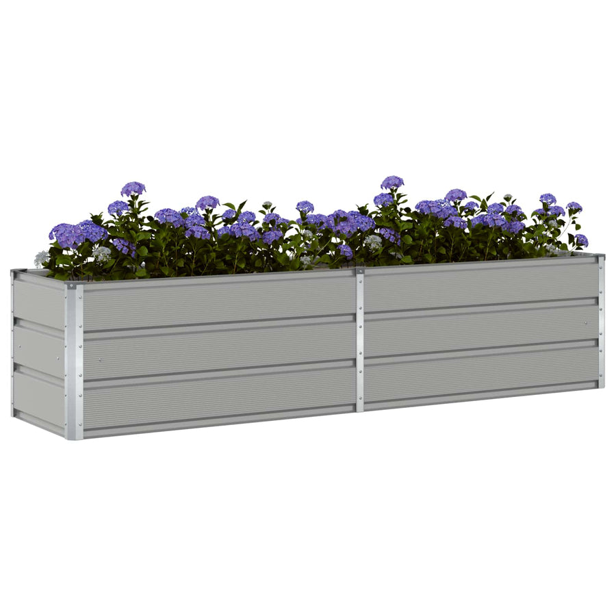Plantenbak Lichtgrijs 480 x 50 x 45 cm Gegalvaniseerd staal