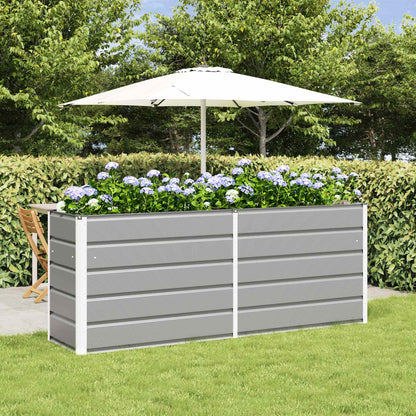 Plantenbak Lichtgrijs 480 x 50 x 45 cm Gegalvaniseerd staal