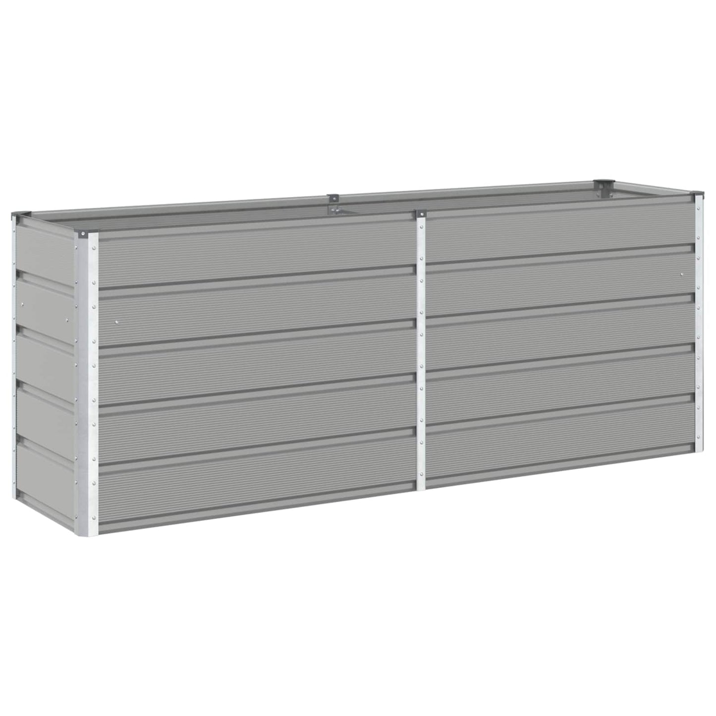 Plantenbak Lichtgrijs 480 x 50 x 45 cm Gegalvaniseerd staal
