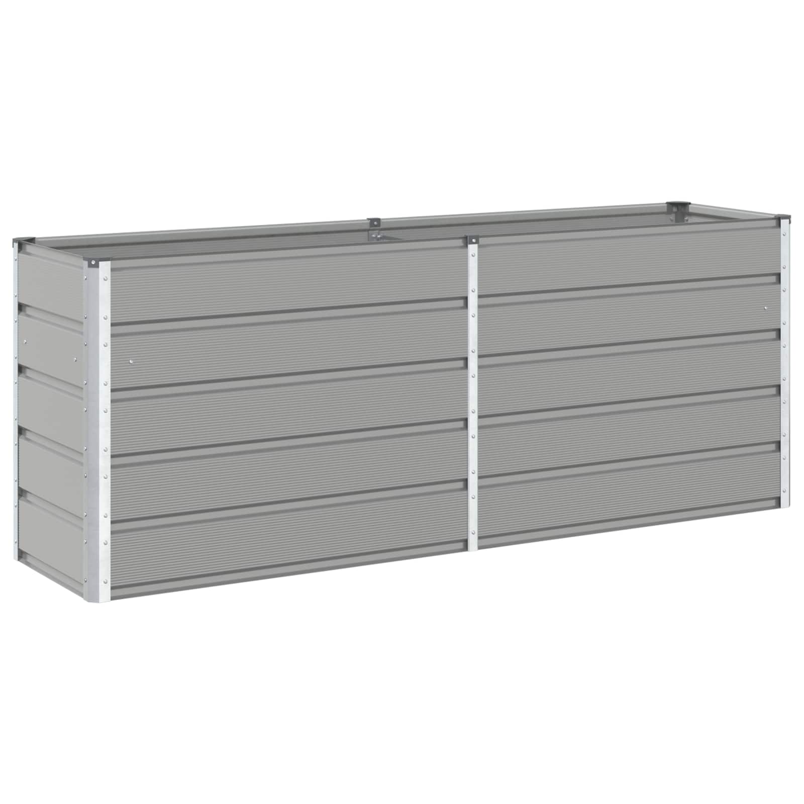 Plantenbak Lichtgrijs 480 x 50 x 45 cm Gegalvaniseerd staal
