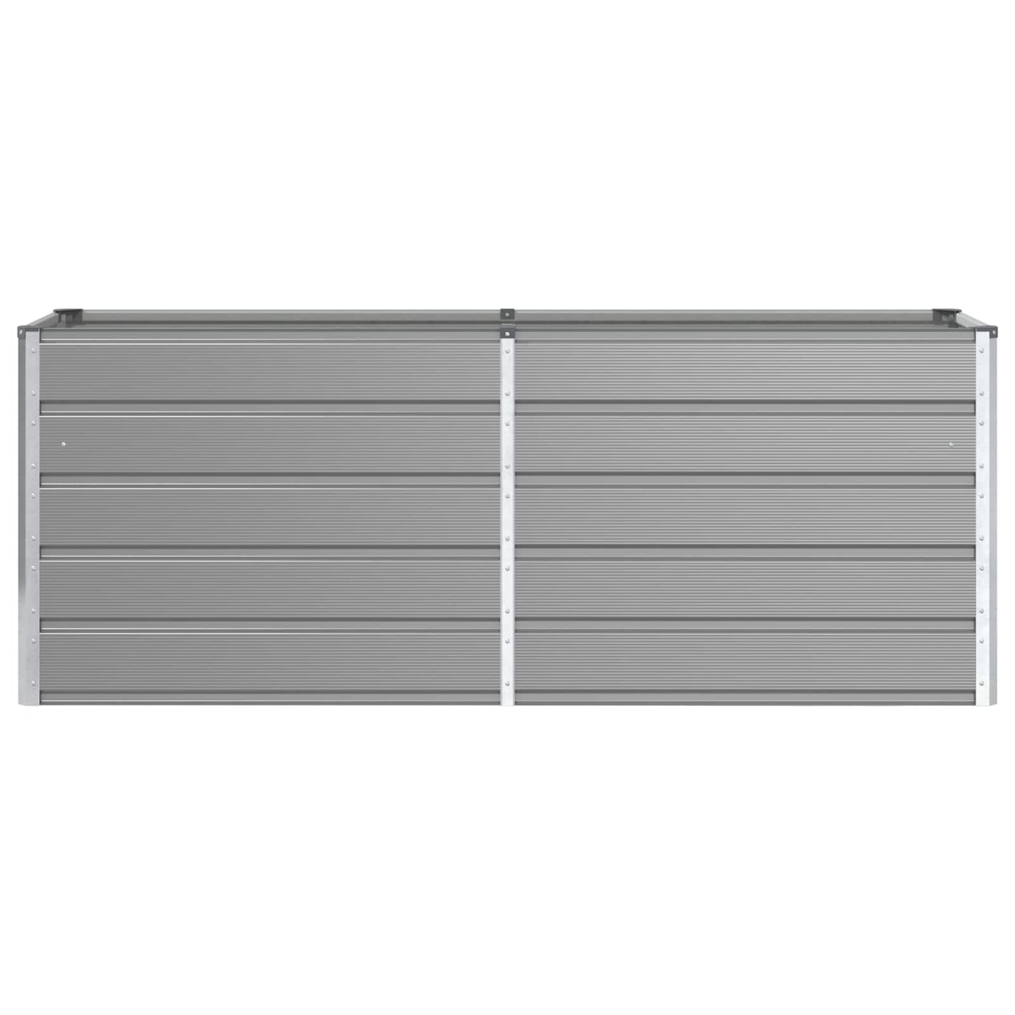 Plantenbak Lichtgrijs 480 x 50 x 45 cm Gegalvaniseerd staal