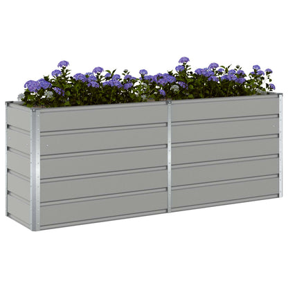 Plantenbak Lichtgrijs 480 x 50 x 45 cm Gegalvaniseerd staal