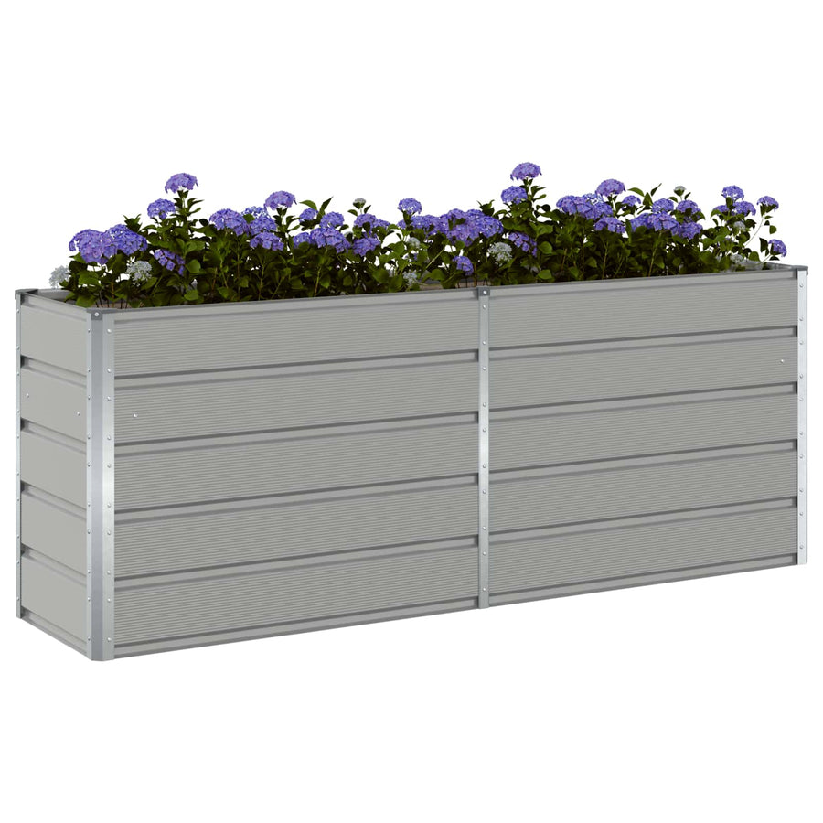 Plantenbak Lichtgrijs 480 x 50 x 45 cm Gegalvaniseerd staal