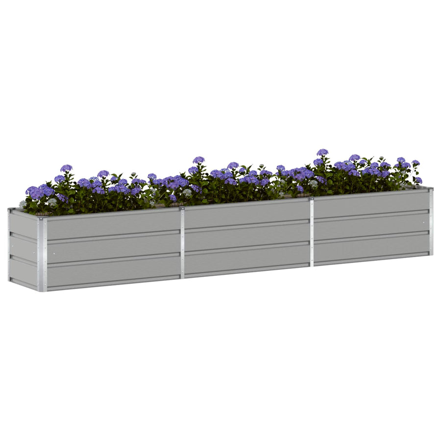 Plantenbak Lichtgrijs 480 x 50 x 45 cm Gegalvaniseerd staal