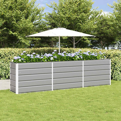 Plantenbak Lichtgrijs 480 x 50 x 45 cm Gegalvaniseerd staal