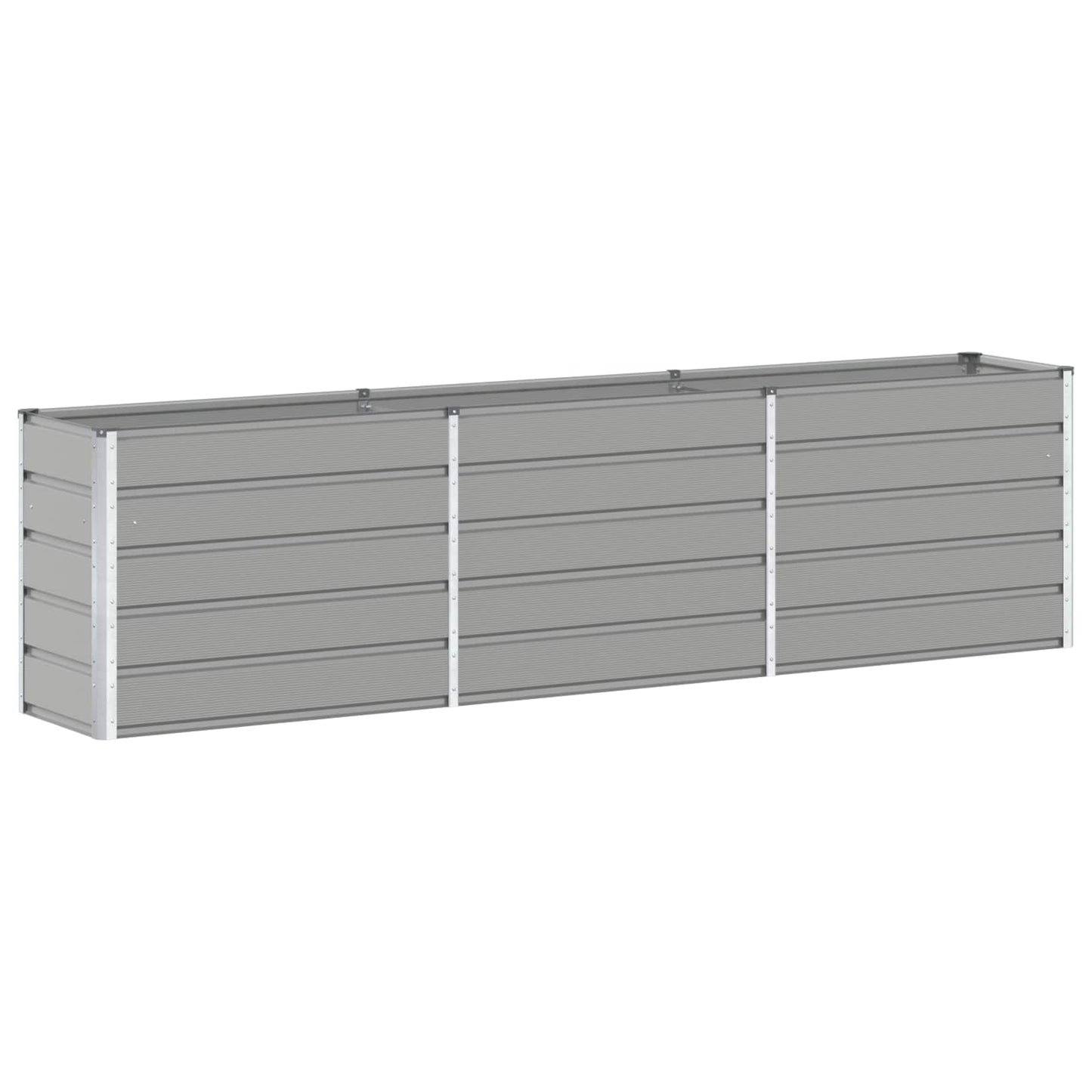Plantenbak Lichtgrijs 480 x 50 x 45 cm Gegalvaniseerd staal