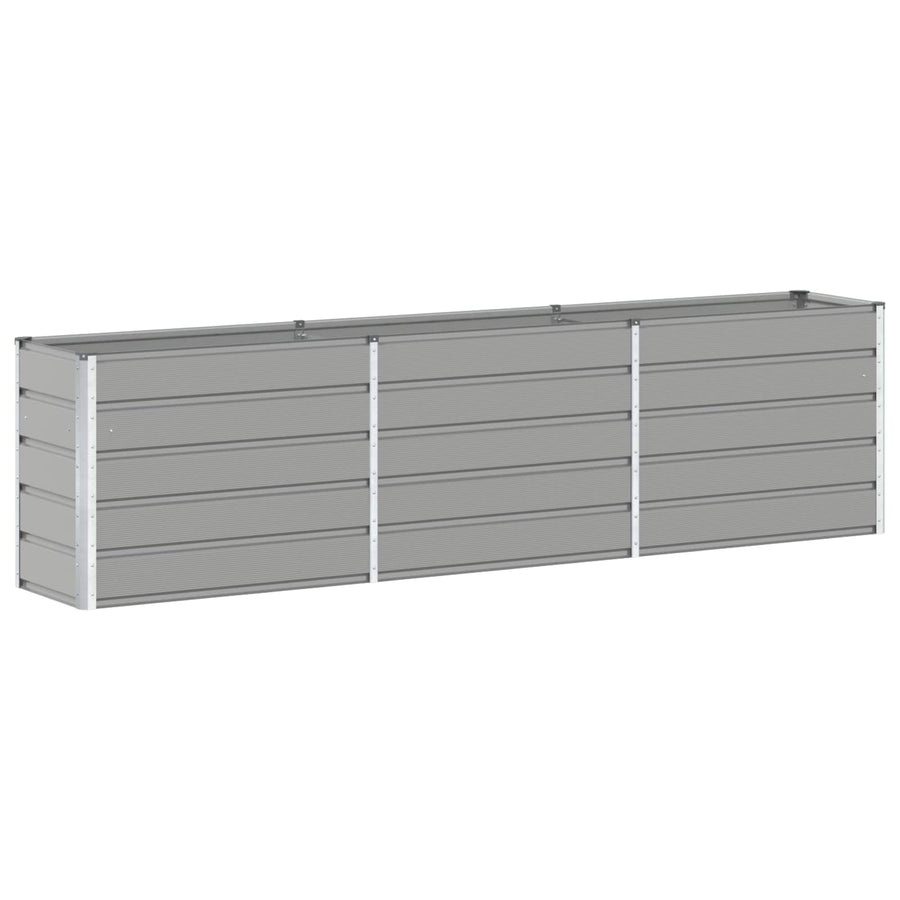 Plantenbak Lichtgrijs 480 x 50 x 45 cm Gegalvaniseerd staal