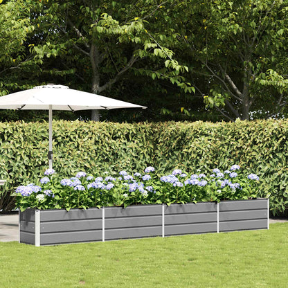 Plantenbak Lichtgrijs 480 x 50 x 45 cm Gegalvaniseerd staal