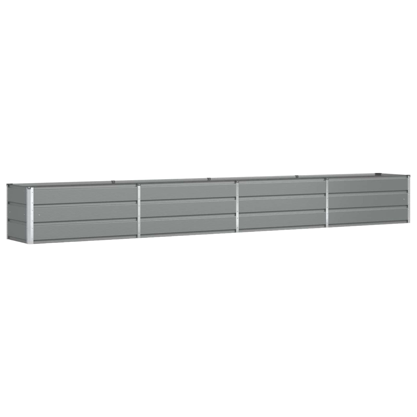 Plantenbak Lichtgrijs 480 x 50 x 45 cm Gegalvaniseerd staal
