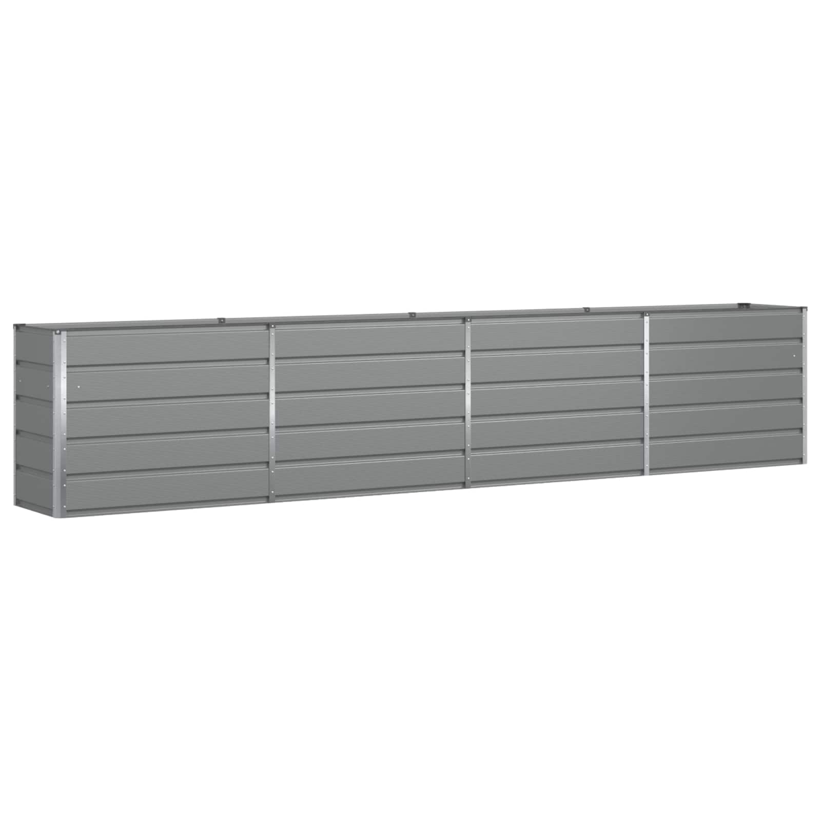 Plantenbak Lichtgrijs 480 x 50 x 45 cm Gegalvaniseerd staal