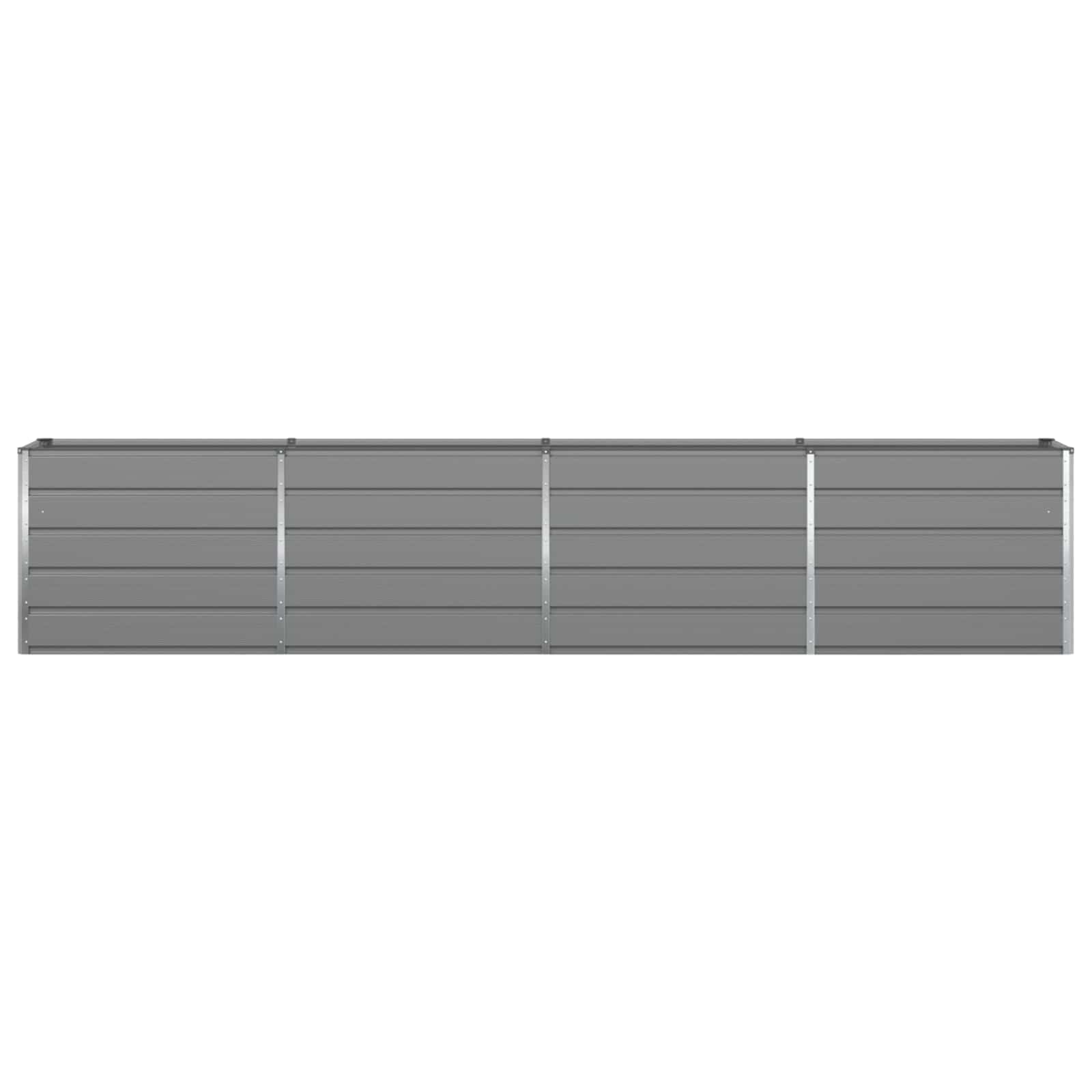 Plantenbak Lichtgrijs 480 x 50 x 45 cm Gegalvaniseerd staal